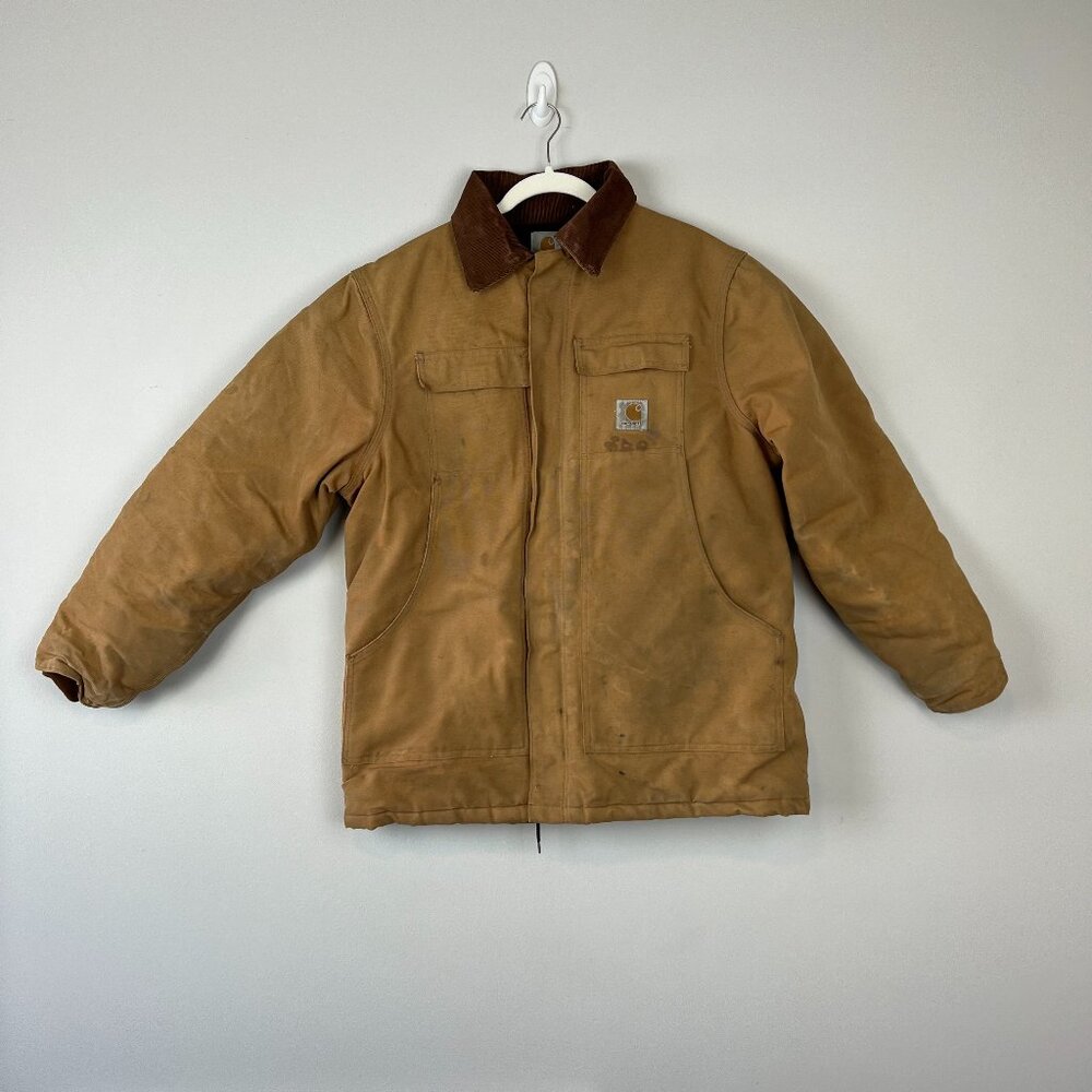 Vintage Carhartt CO3 Jacket Size 46 Workwear Made In USA Farm Chore Coat L